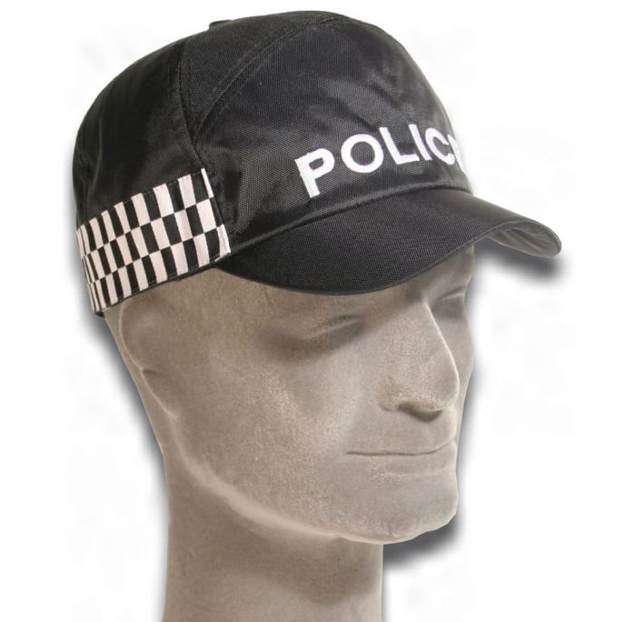 Black Police Cap – Levent Tactical Gear